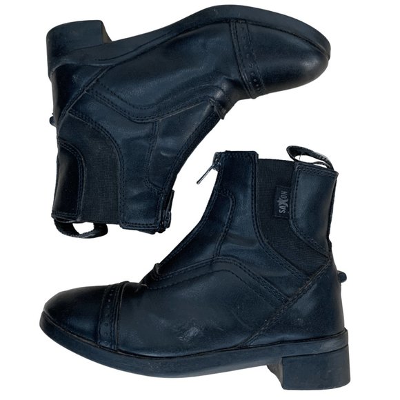 Saxon 'Syntovia' Paddock Boots in Black - 12 - Picture 3 of 6